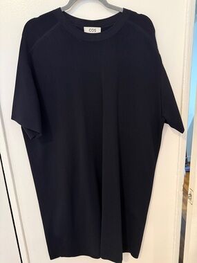 COS  Navy  Short-Sleeve dress